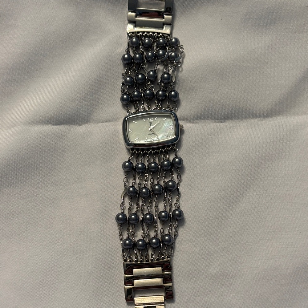 Bracelet  Silver and Black Women's Watch